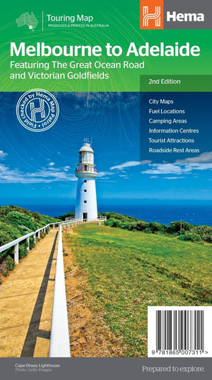 Melbourne to Adelaide Map | Hema Maps | A247 Gear