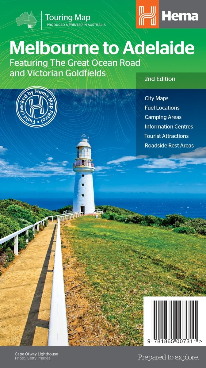 Melbourne to Adelaide Map | Hema Maps | A247 Gear
