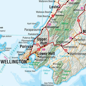 New Zealand (Aotearoa) Wall Map | Hema Maps | A247 Gear