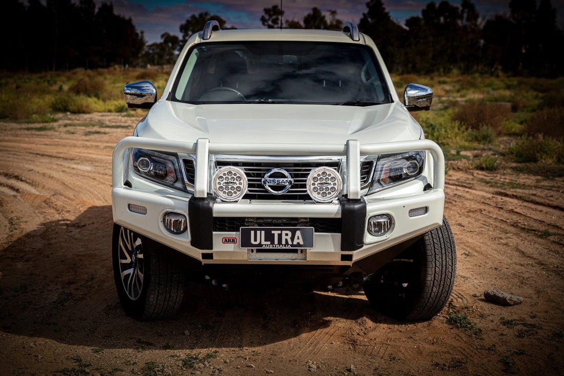 NITRO 80 MAXX 7" LED DRIVING LIGHT PAIR - WIDR - 4500K - BLACK RIM | Nitro | A247 Gear