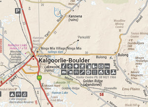 Nullarbor Plain - Western Map - Kalgoorlie to Border Village | Hema Maps | A247 Gear