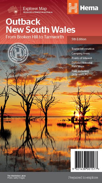 Outback New South Wales Map | Hema Maps | A247 Gear