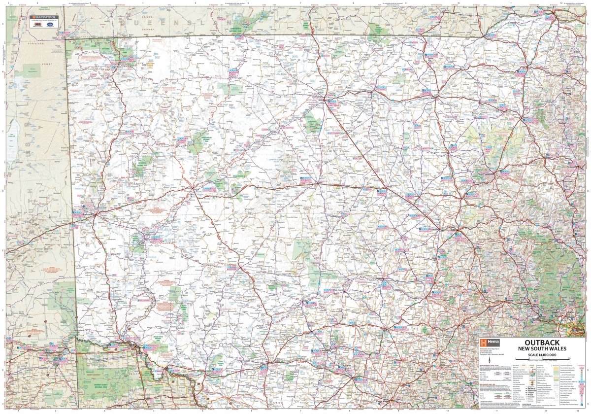 Outback New South Wales Map | Hema Maps | A247 Gear