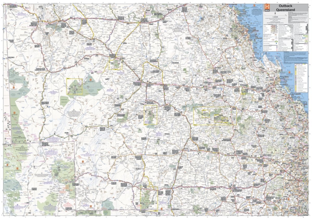 Outback Queensland Map | Hema Maps | A247 Gear