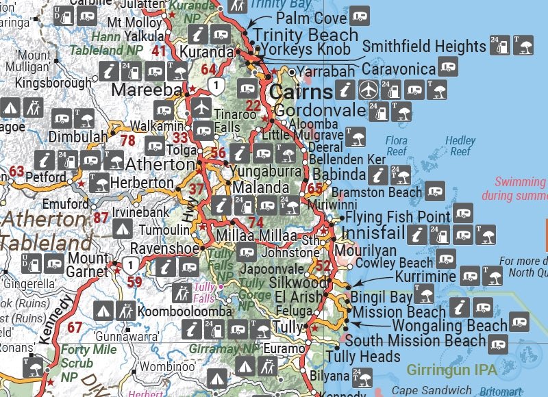 Queensland Handy Map | Hema Maps | A247 Gear