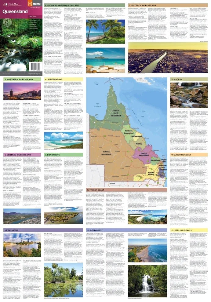 Queensland State Map | Hema Maps | A247 Gear
