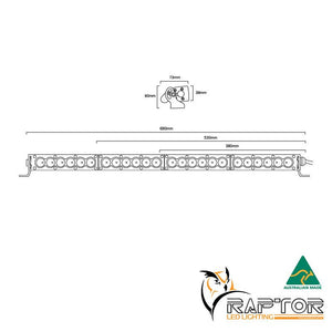 Raptor 90W 20? LED Light bar | Raptor | A247 Gear
