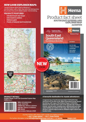 South East Queensland Map | Hema Maps | A247 Gear