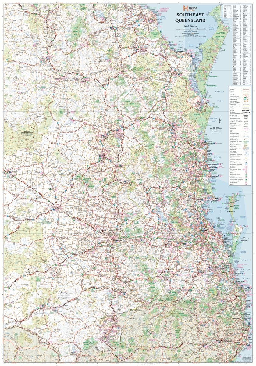 South East Queensland Map | Hema Maps | A247 Gear