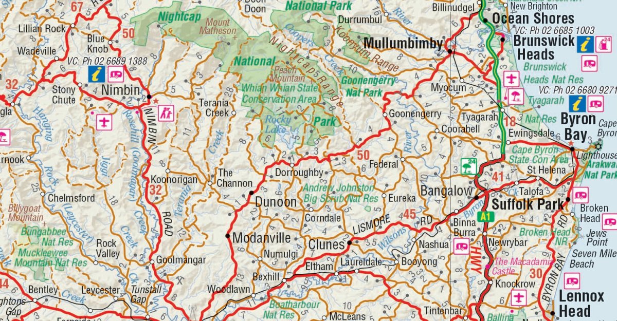 South East Queensland Map | Hema Maps | A247 Gear