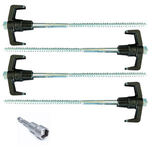 SUPAPEG - Hex Screw Tent Pegs 7.3 x 220mm V2 - 4Pack | Supapeg Australia | A247 Gear