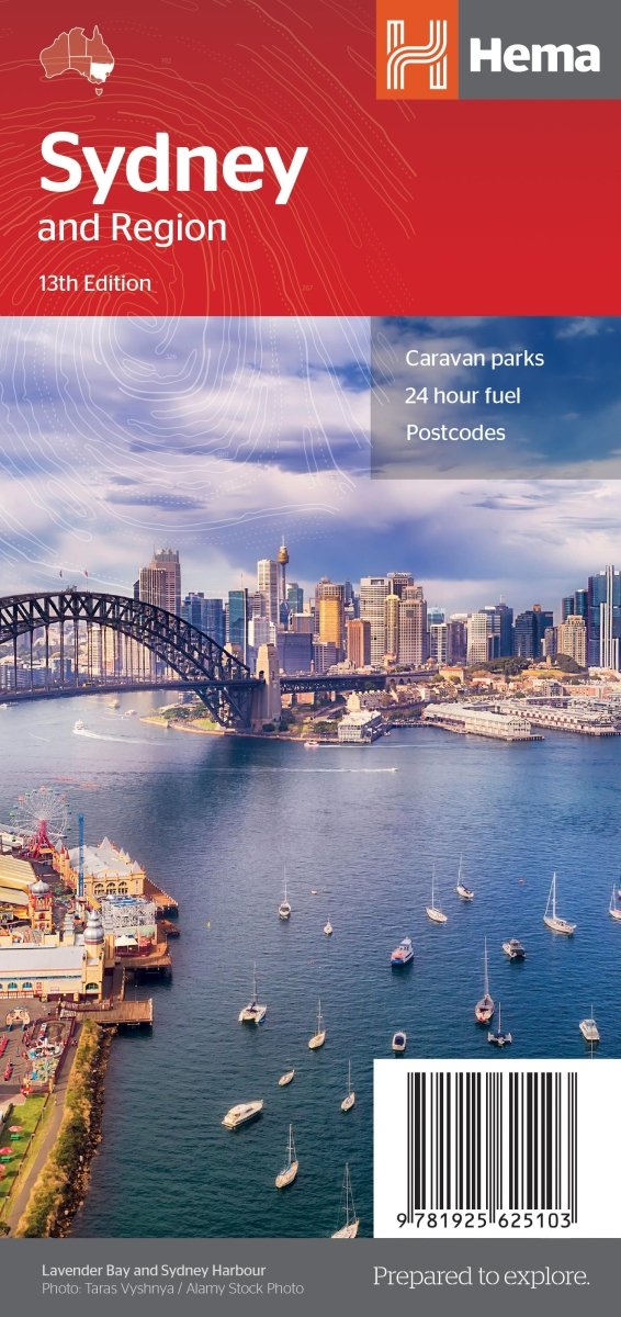 Sydney & Region Map | Hema Maps | A247 Gear