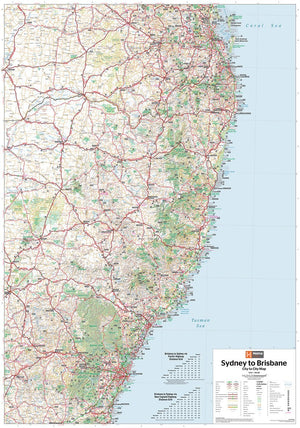 Sydney to Brisbane Map | Hema Maps | A247 Gear