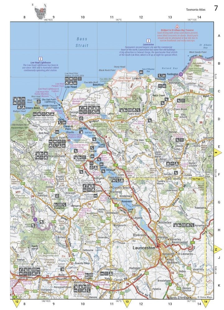 Tasmania Atlas & Guide | Hema Maps | A247 Gear