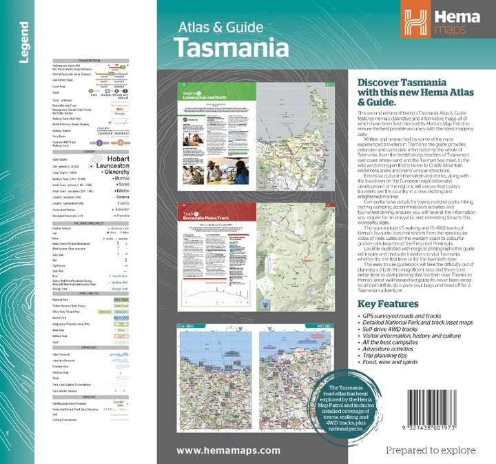 Tasmania Atlas & Guide | Hema Maps | A247 Gear
