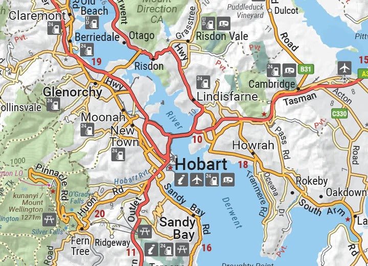 Tasmania State Map | Hema Maps | A247 Gear