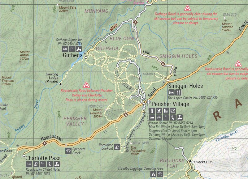 The Victorian High Country - North Eastern Map | Hema Maps | A247 Gear