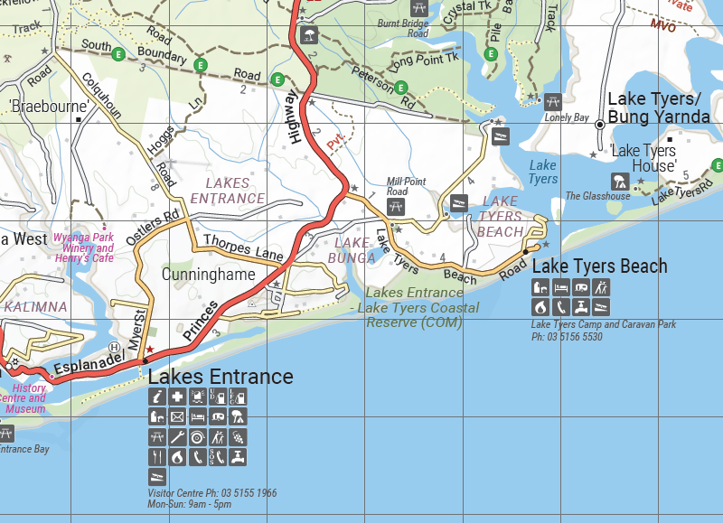 The Victorian High Country - South Eastern Map | Hema Maps | A247 Gear