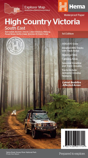The Victorian High Country - South Eastern Map | Hema Maps | A247 Gear