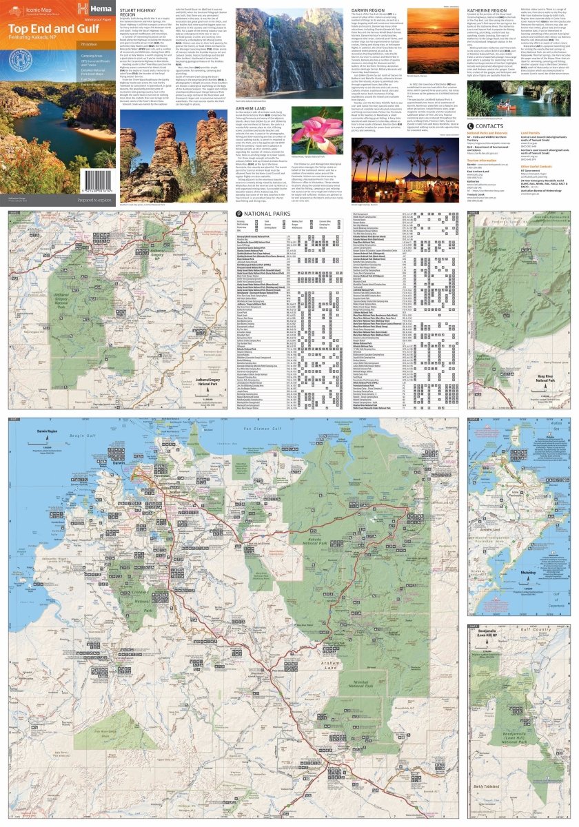 Top End and Gulf Map | Hema Maps | A247 Gear