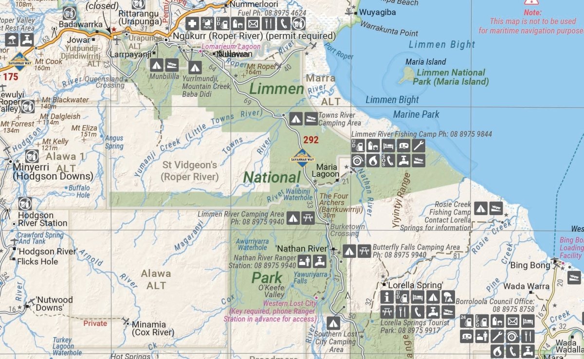 Top End and Gulf Map | Hema Maps | A247 Gear