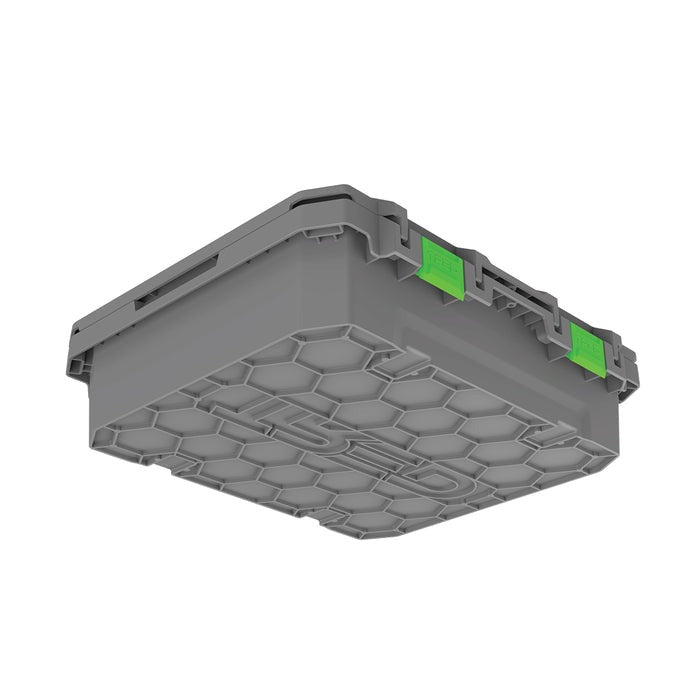 TRED GT Storage Box 25L - Shallow - Grey With Green | Tred | A247 Gear