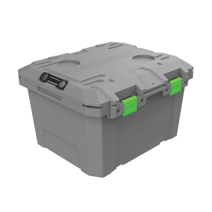 TRED GT Storage Box 65L - Shallow - Grey With Green | Tred | A247 Gear