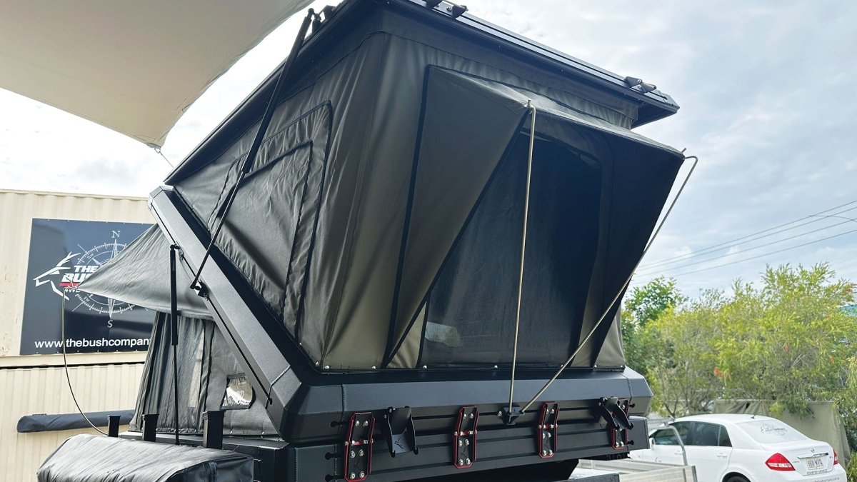 TX27 Hardshell Rooftop Tent 1.4 Double Pop - The Bush Company | The Bush Company | A247 Gear