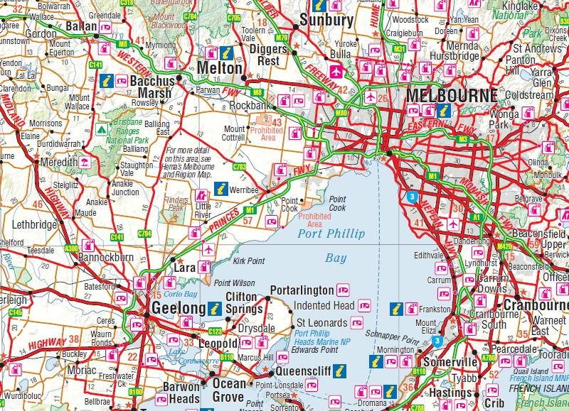Victoria Handy Map | Hema Maps | A247 Gear
