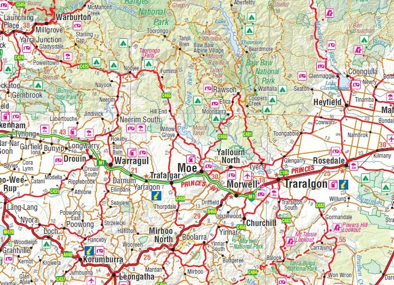 Victoria Handy Map | Hema Maps | A247 Gear