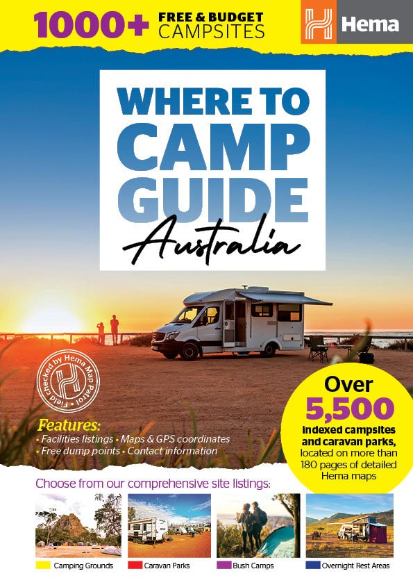 Where to Camp Guide | Hema Maps | A247 Gear