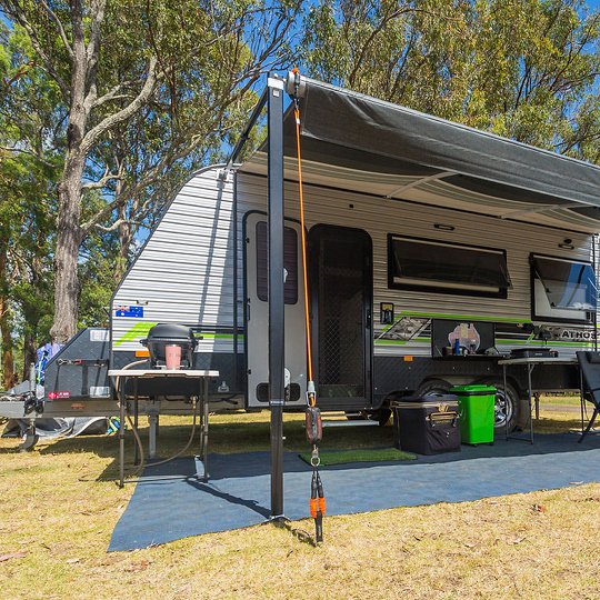 The best way to stop your caravan awning flying away - A247 Gear