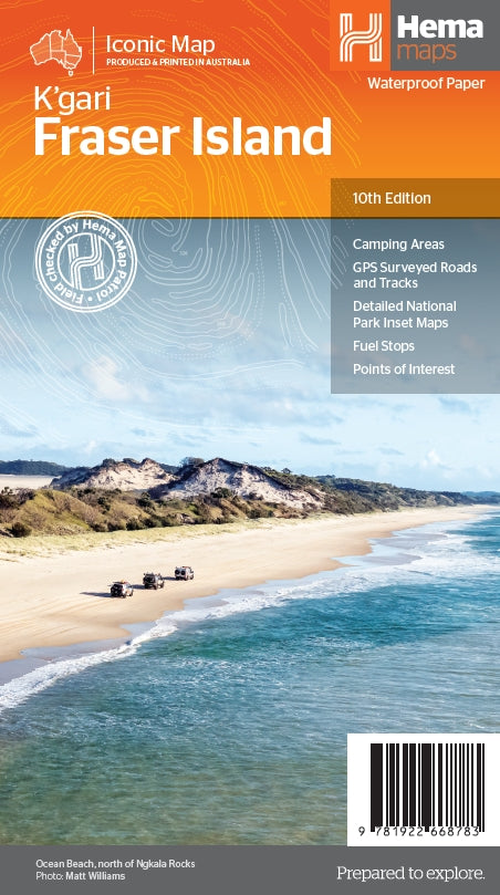 Load image into Gallery viewer, Fraser Island (K'gari) Map
