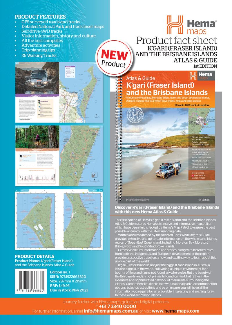 Load image into Gallery viewer, K'gari (Fraser Island) Atlas &amp; Guide
