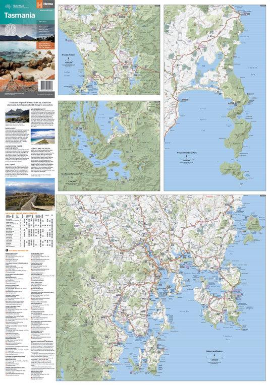 Tasmania State Map