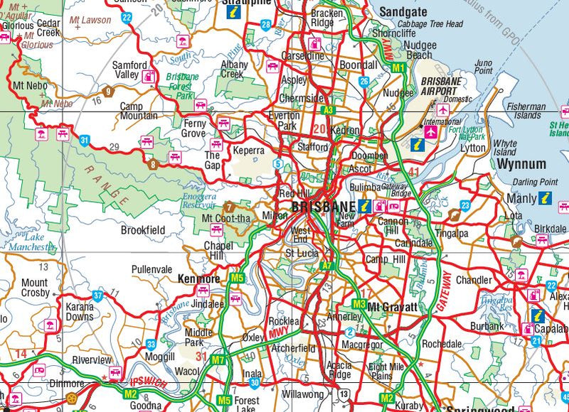 Load image into Gallery viewer, South East Queensland Map
