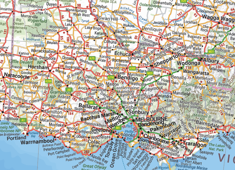 Load image into Gallery viewer, Australia Large Map
