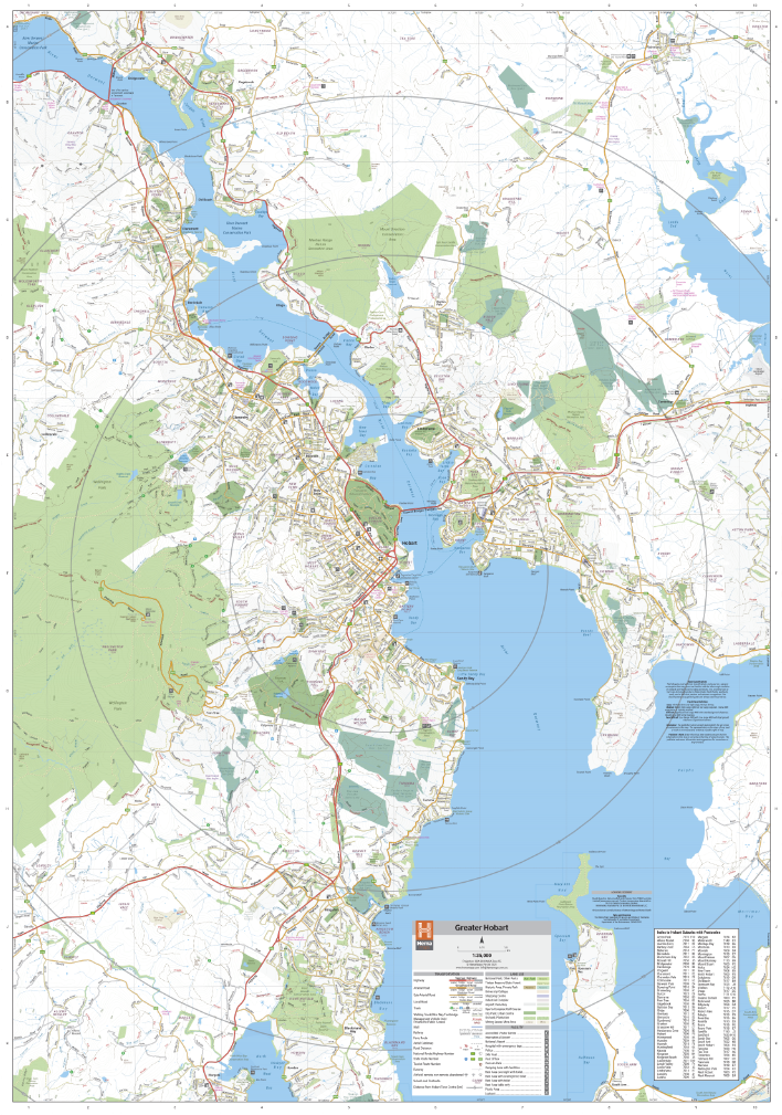 Load image into Gallery viewer, Hobart &amp; Region Map
