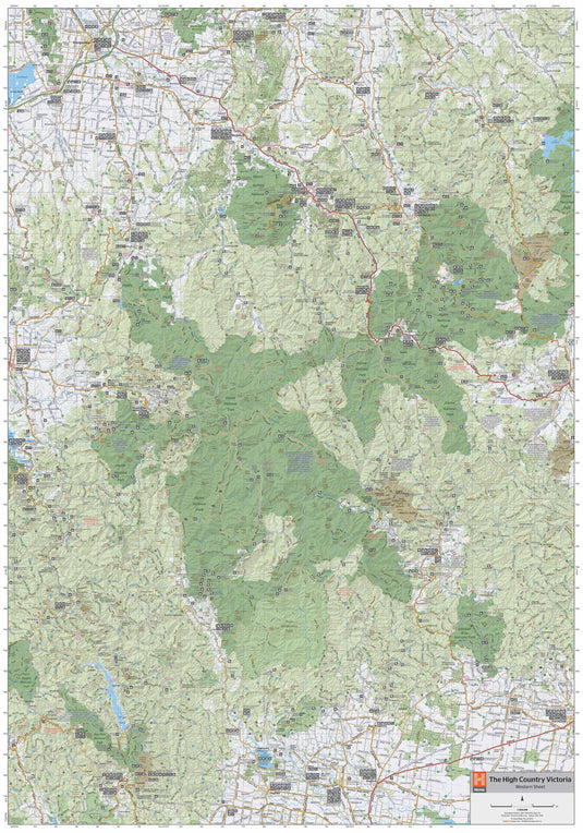 The Victorian High Country Map