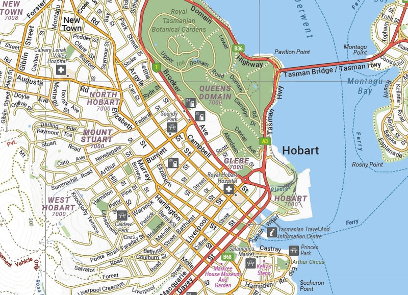 Load image into Gallery viewer, Hobart &amp; Region Map
