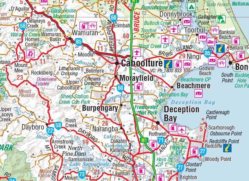 Load image into Gallery viewer, South East Queensland Map
