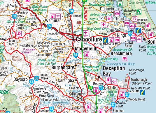 South East Queensland Map