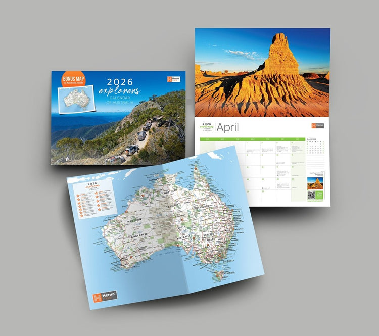 2026 Hema Maps Explorer Calendar | Hema Maps - Other | A247 Gear
