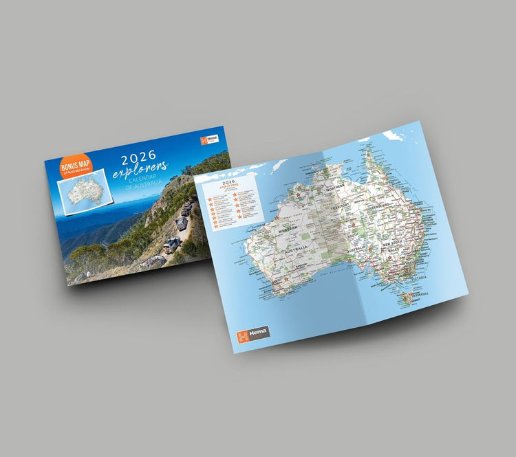 2026 Hema Maps Explorer Calendar | Hema Maps - Other | A247 Gear