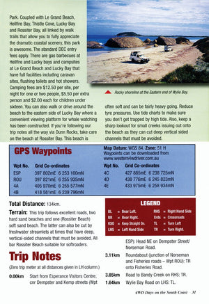 4WD Days on the South Coast of WA Guidebook | Westate Publishers | A247 Gear