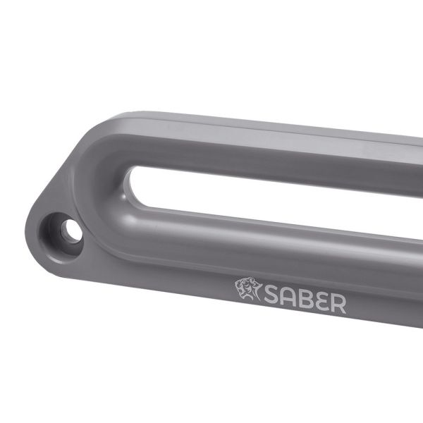 6061 Aluminium Offset Fairlead (Cerakote Grey) | Saber Offroad | A247 Gear