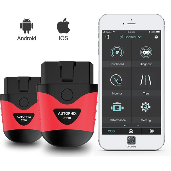 AUTOPHIX 3210 OBDII + BLUETOOTH Vehicle Scanner