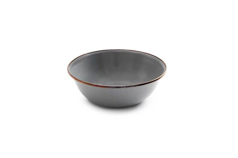 Load image into Gallery viewer, Barebones - Enamel Bowl Set of 2 - Slate Grey
