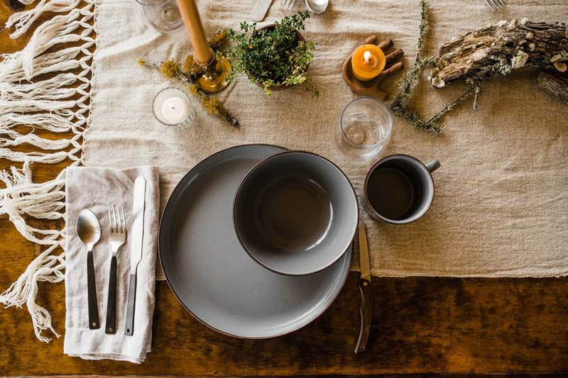 Load image into Gallery viewer, Barebones - Enamel Bowl Set of 2 - Slate Grey

