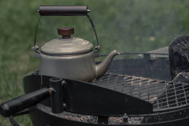 Load image into Gallery viewer, Barebones - Enamel Teapot - Slate Grey
